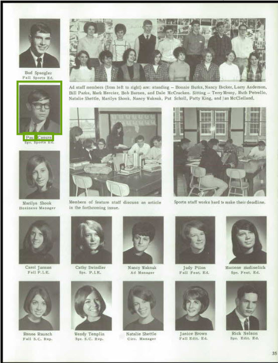 Paul at Lincoln High School