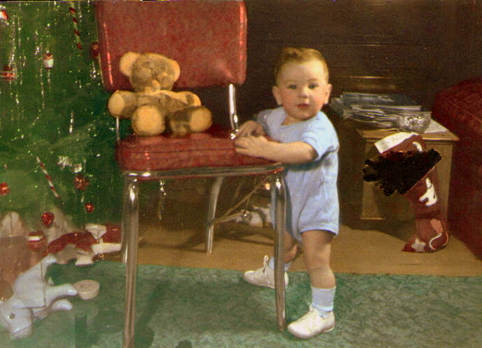 Baby Paul at Christmas