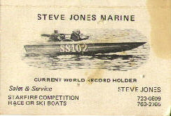 Steve Jones Marine business card